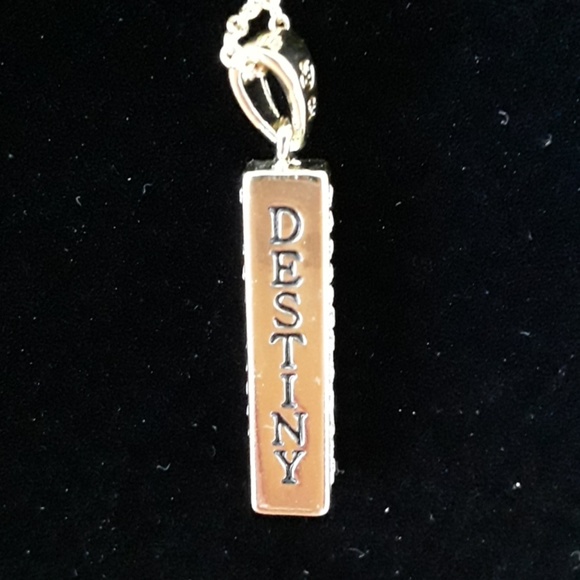 NWOT Crystal and Gold Infinite Destiny 18" Necklac - Picture 3 of 8